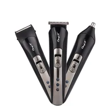 3 в 1 электробритва парикмахерский триммер для волос перезаряжаемая машинка для стрижки волос в носу триммер для носа Бритва для бороды машинка для бритья стрижка