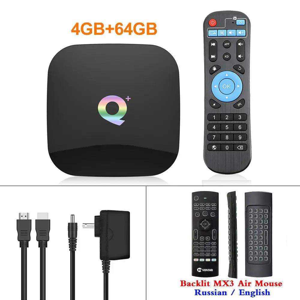 Allwinner H6 6K Smart tv Box Android 9,0 Q Plus 4 ГБ ОЗУ 64 Гб ПЗУ четырехъядерный процессор Playstore Youtube Wifi телеприставка 2G16G медиаплеер - Цвет: 4G64G MX3