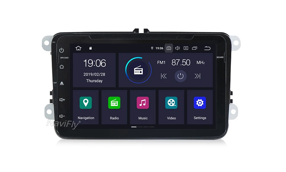 Android 9,0 ips DSP 8 ядерный Автомобильный мультимедийный плеер радио авто для Skoda Seat Volkswagen VW Passat b7 POLO GOLF 5 6 touran jetta gps