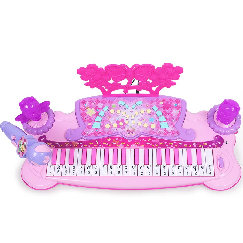 

Children Early Childhood Music Electronic Keyboard Educational Toy Model Multi-functional Small Piano with Microphone