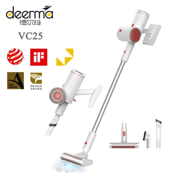 

Newest Deerma VC25 Wireless Vacuum Cleaner 0.7L 10KPa large suction handheld Stick Aspirator Mute Vacuum Cleaner For Home