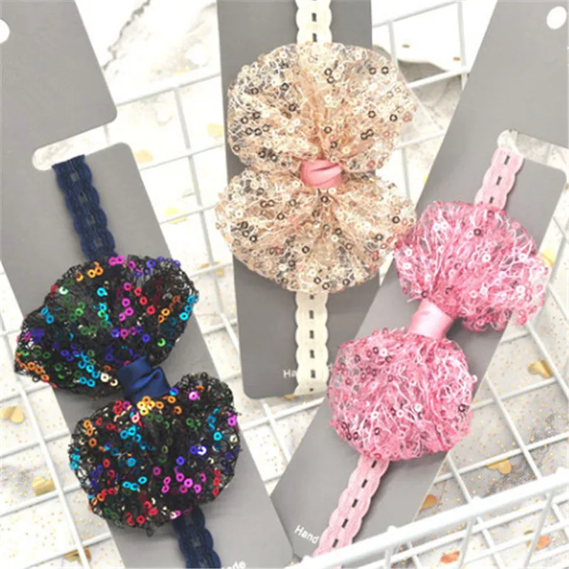 mixed headbands 10 шт./лот, модный бутиковый ободок с бантиком, заколки для волос с бантом, заколки для волос, аксессуары для волос принцессы - Цвет: mixed headbands