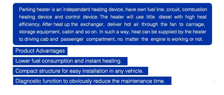 1kw-5kw автомобильный воздушный дизельный стояночный нагреватель двигателя охлаждающей жидкости подогреватель Автоматический контроль ручной нагревательный вентилятор