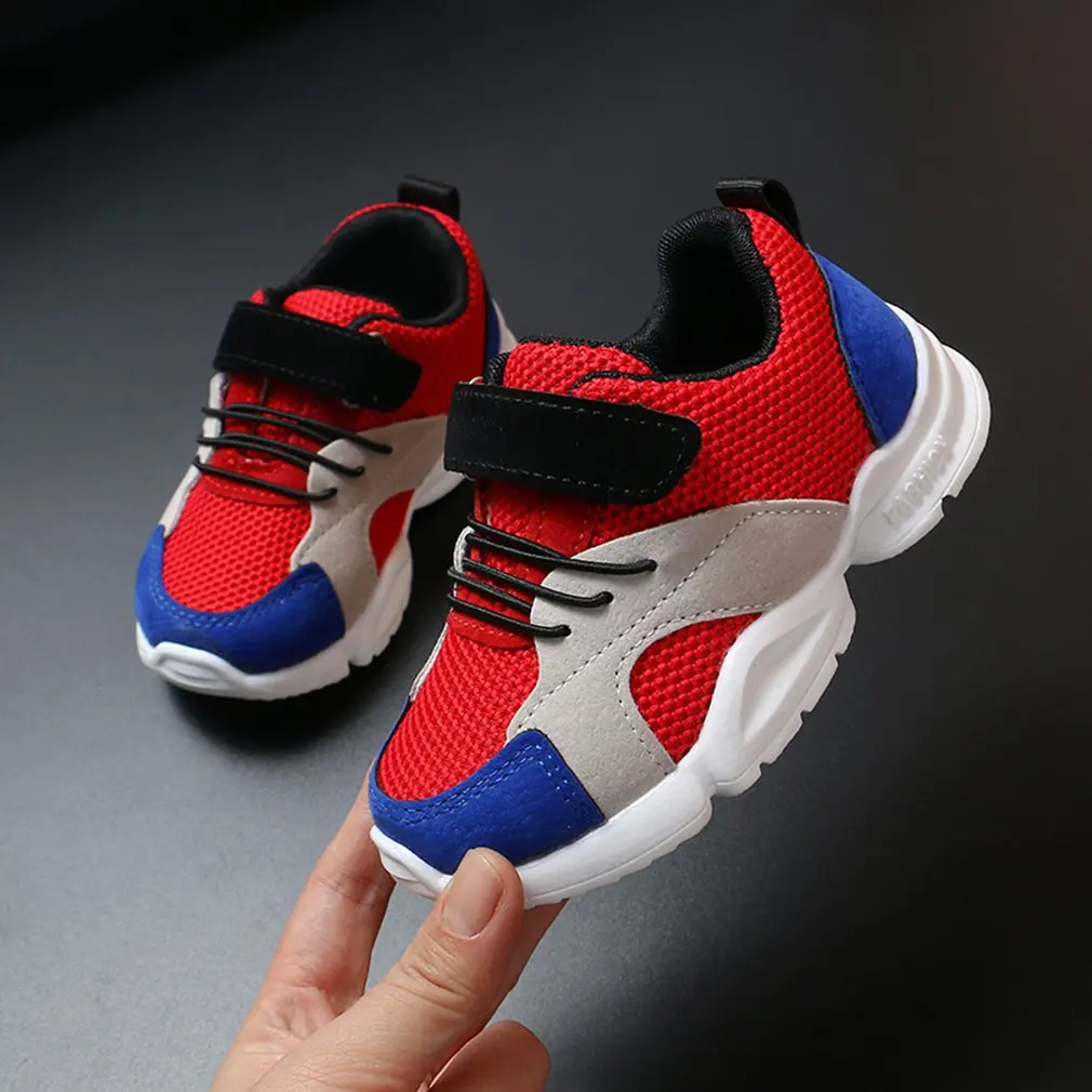 2018 Spring/Autumn Children's Shoes Boys Sneakers Fashion Girls Running Shoes Casual Shoes Breathable Kids Sports Casual Shoes