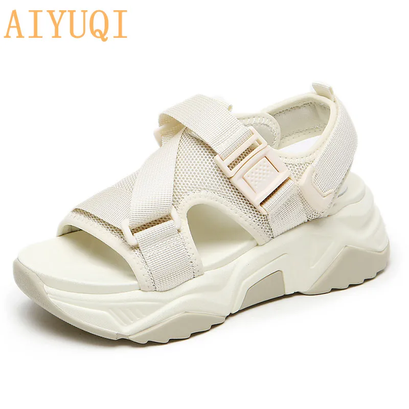 platform beach sandals