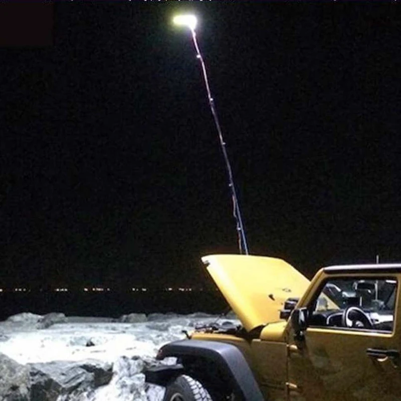 5M 12V Telescopische LED Hengel Outdoor Lantaarn Camping Lamp Mobiele Straat Licht met Afstandsbediening voor Road trip Reizen 5M 12V Telescopische LED Hengel Outdoor Lantaarn Camping Lamp Mobiele Straat Licht met Afstandsbediening voor Road trip Reizen