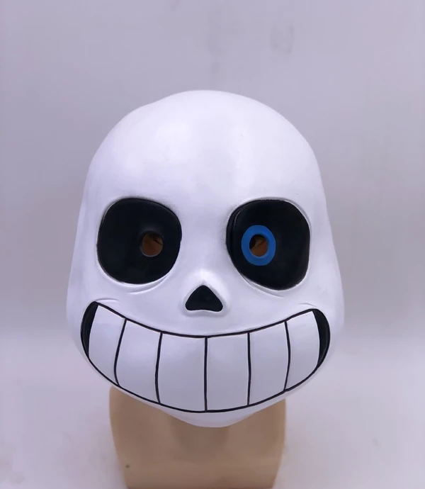 Undertale Sans Косплей толстовки латексная маска крутой Костюм Скелета синее пальто Хэллоуин косплей костюм, унисекс куртка головной убор