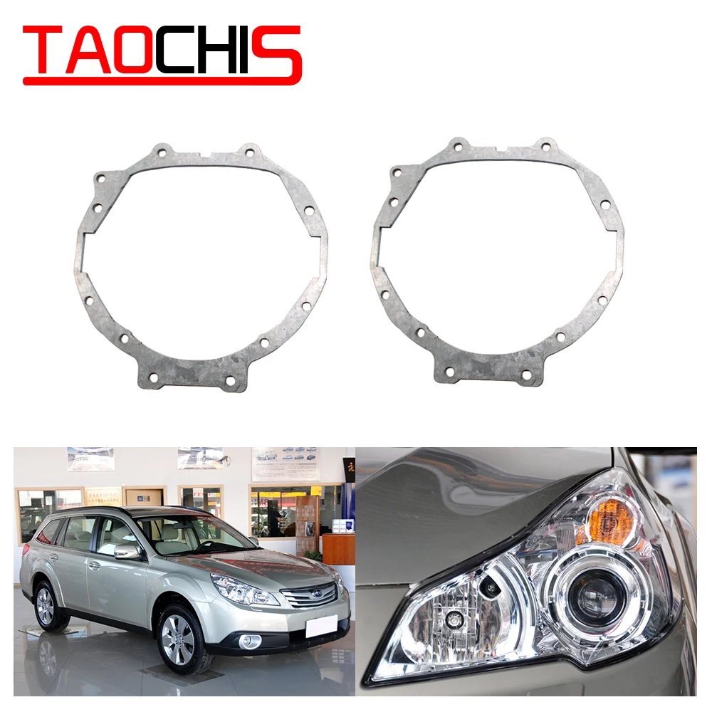 

TAOCHIS Car-Styling Frame Adapter module DIY Bracket Holder for Subaru Outback Hella 3 5 Projector lens Retrofit Frame