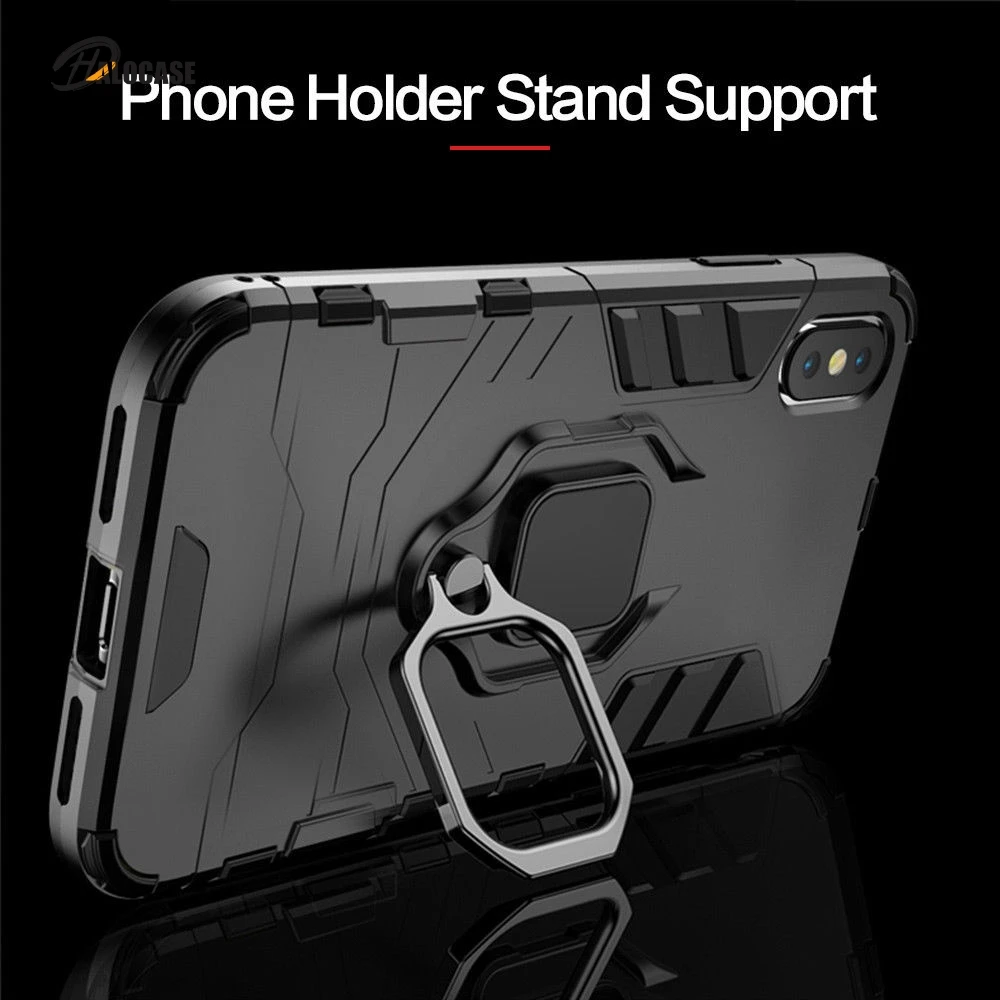 Ударопрочный чехол 4 в 1 для iPhone 6 6S 7 8 Plus XS X 11 Pro MAX Max XR магнитный держатель телефона