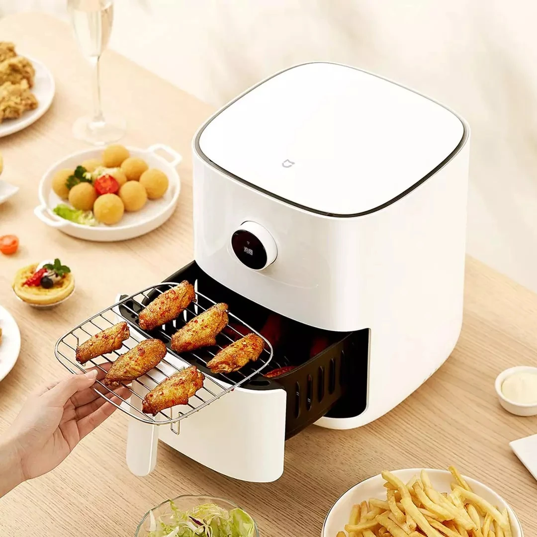Xiaomi Mijia Smart Air Fryer Pro 4L Hot Oven Cooker with Viewable Window  Intelligent Timing OLED Screen Without Oil Deep Fryer