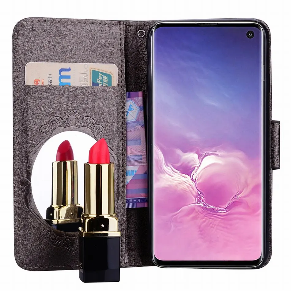 Кожаный чехол с откидной крышкой 7P 8 P для iPhone 11 Pro Max X XS XR Чехол-книжка с личи для Apple 6 6S 7 8 Plus чехол с перьями O13G
