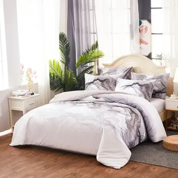 

New Chinese monochromes comforter bedding set bed duvets cover set Queen King Quilt Cover Pillow case Bedclothes Home Textile