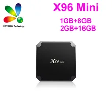 X96 мини 10 шт./лот Android 7,1 ТВ приставка 2 Гб 16 Гб Amlogic S905W четырехъядерный 2,4 ГГц WiFi медиаплеер IP ТВ приставка 1 ГБ 8 ГБ X96mini