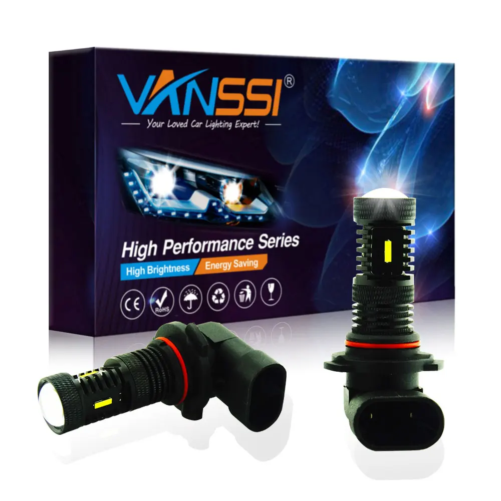 VANSSI 2400 люмен H10 9145 светодиодный противотуманные фонари H10 9140 9040 9045 PY20D светодиодный ламп супер яркий высокой Мощность чипов CSP 6000 К белый свет