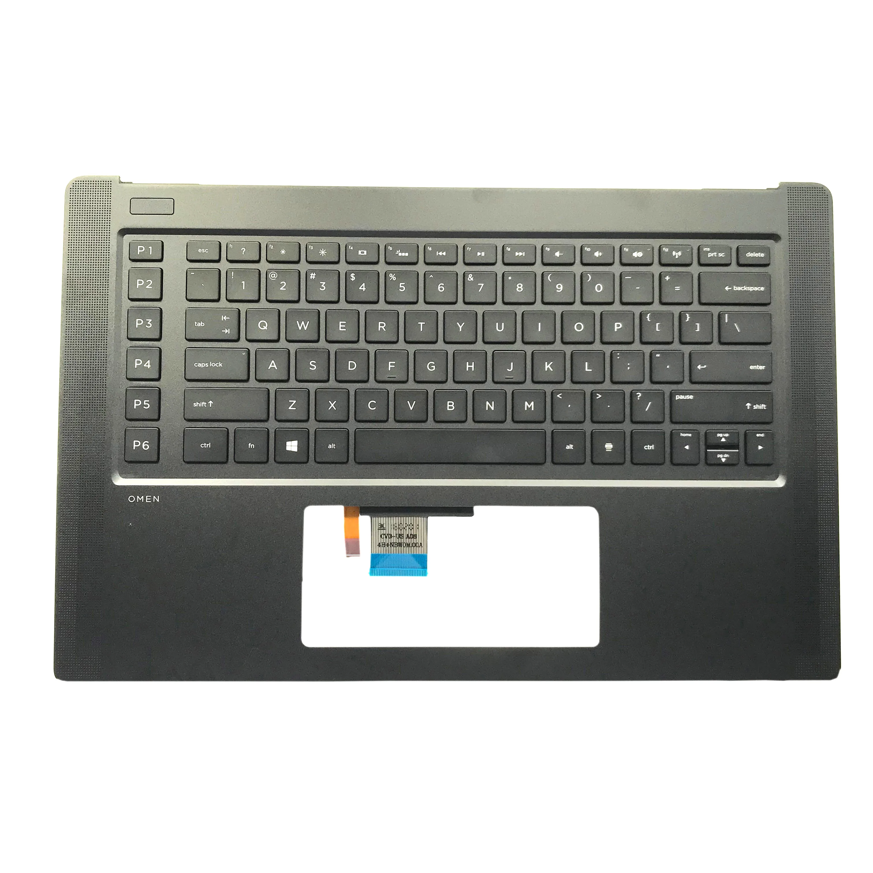 Новинка для hp Omen 15-5000 чехол с верхней крышкой с клавиатура с английской раскладкой 788598-001 788603-001 черный