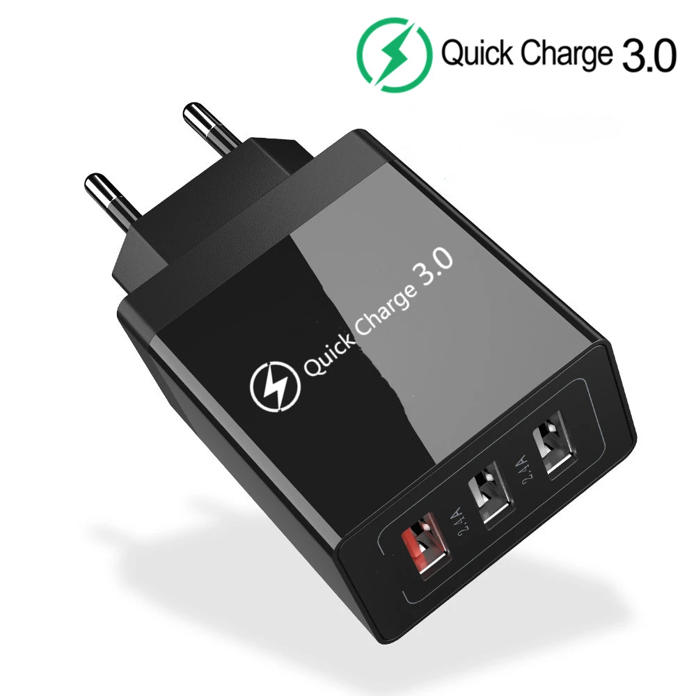 Зарядное устройство USB quick charge 3 0 для iPhone XS X 8 7 iPad быстрое настенное зарядное samsung S9