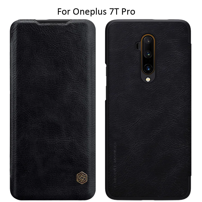 Кожаный чехол-книжка Nillkin Qin для Oneplus 7T Pro