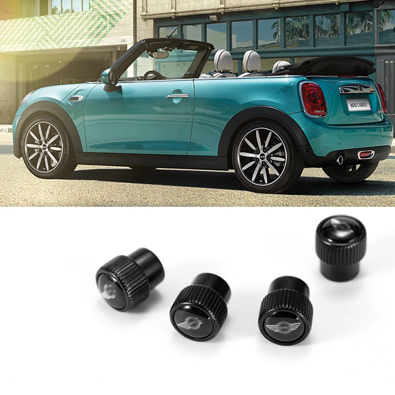 

4 pcs For BMW MINI COOPER JCW ONE F54 F55 F56 F60 R55 R56 R60 R61 Wheel Tyre Stem Air cover Zinc Alloy Car Tire valve stem caps