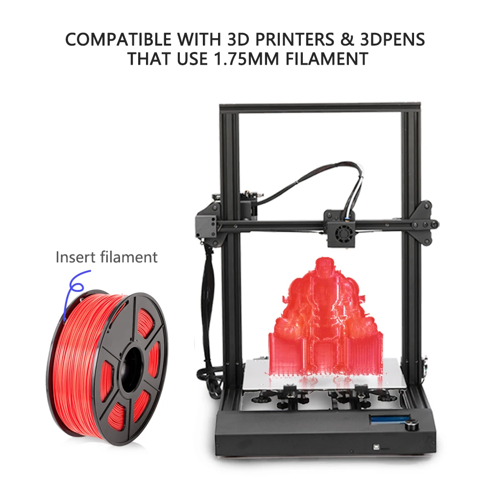 PETG 1 кг/2.2lbs 3D принтеры нити 75 мм ПЭТГ белый подарок DIY печать службами экспресс