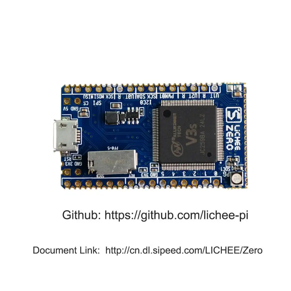 Sipeed Lichee Pi Zero Allwinner V3S ARM Cortex A7 Core CPU Linux макетная плата с OTG USB| |