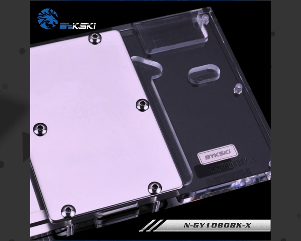 Bykski N-GY1080BK-X, Full Cover Graphics Card Water Cooling Block for Galaxy/Gainward GTX1080/1070Ti/1070   