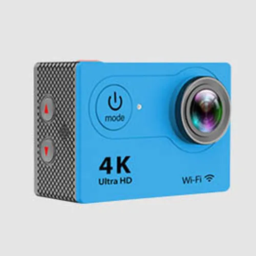 Blue Wifi Экшн-камера 4k для спорта на открытом воздухе, профессиональная подводная видеокамера, Водонепроницаемая full hd камера для езды на велосипеде и дайвинга - Цвет: Blue