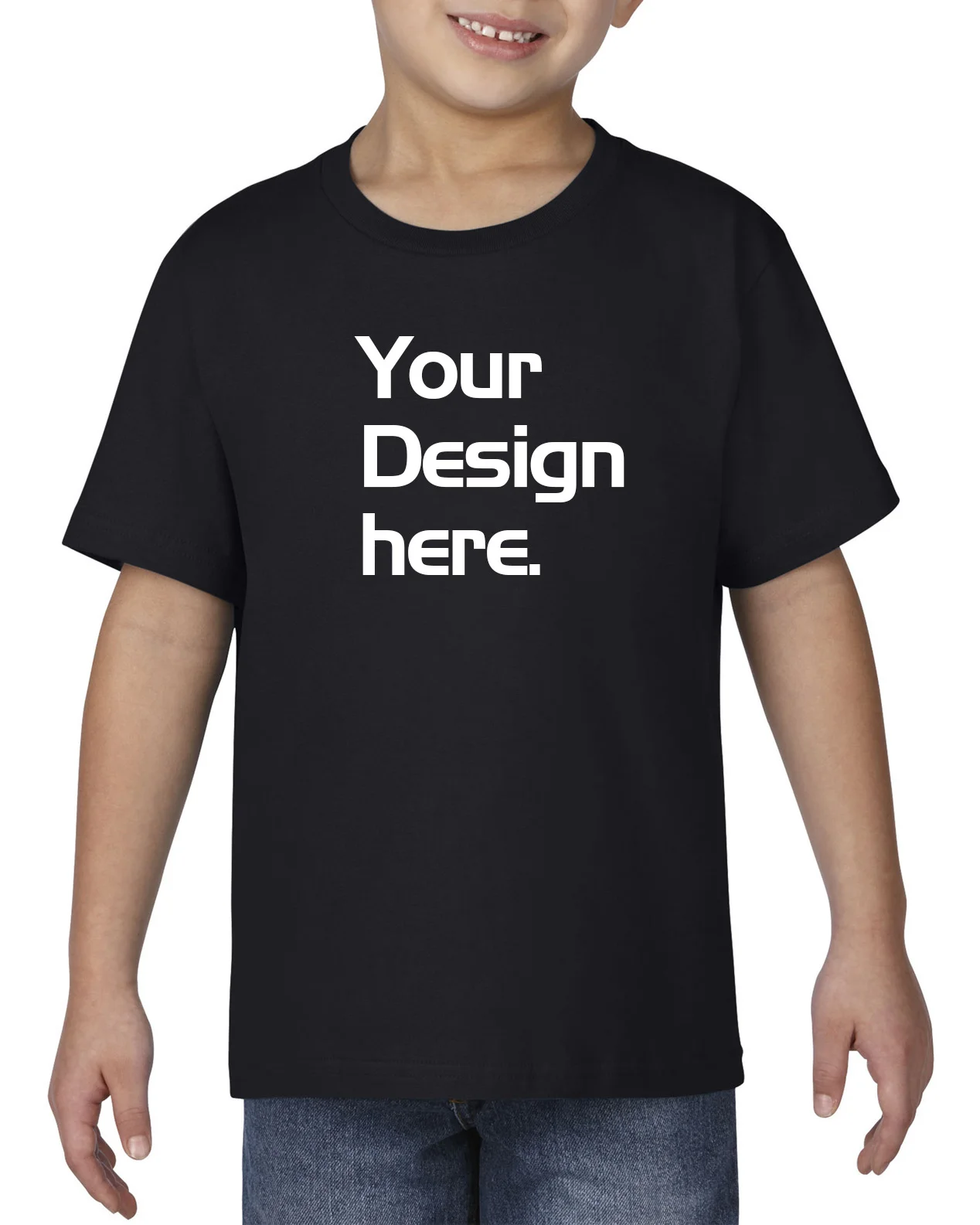 Хлопковые футболки с круглым вырезом и короткими рукавами для мальчиков девочек