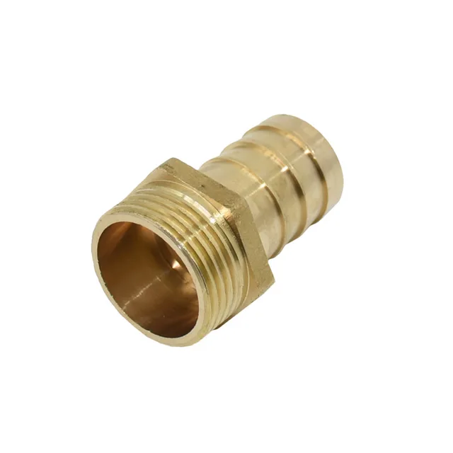 Set Di 3 Raccordi Per Tubi Scanalati In Ottone Da 19 Mm A 1,27 Cm Maschio BSP Filettato Adattatore Per Tubo