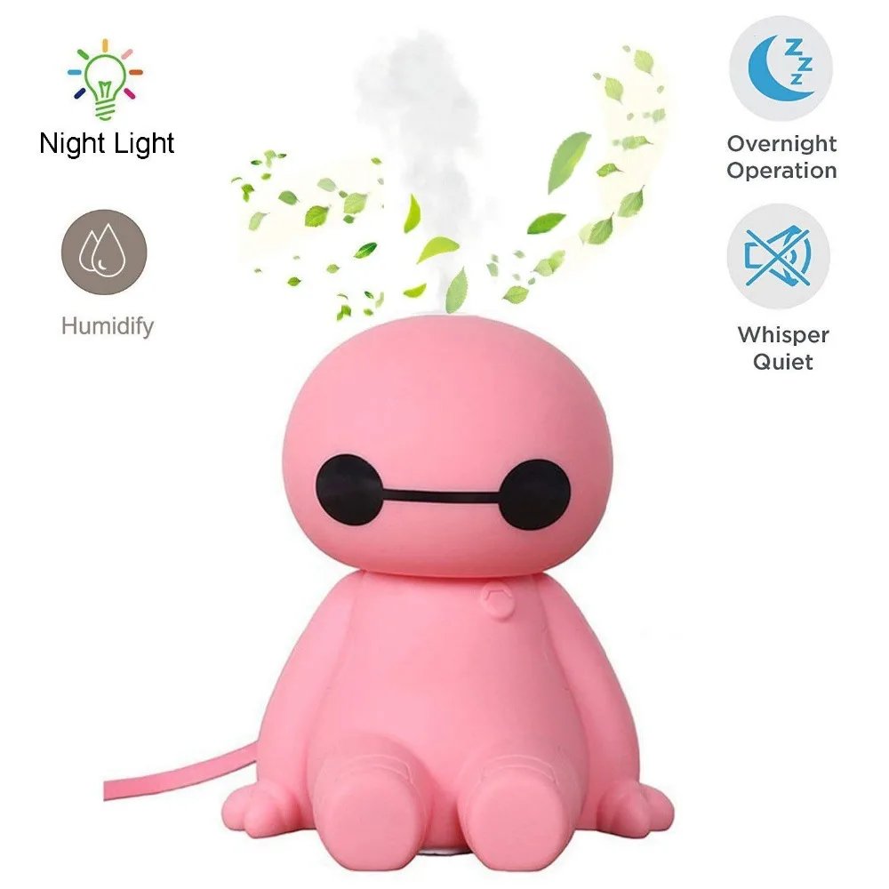 Aroma Diffuser USB Mini Ultrasonic Air Humidifier Mist Maker Essential Oil Diffuser Aromatherapy Electric  With LED Light