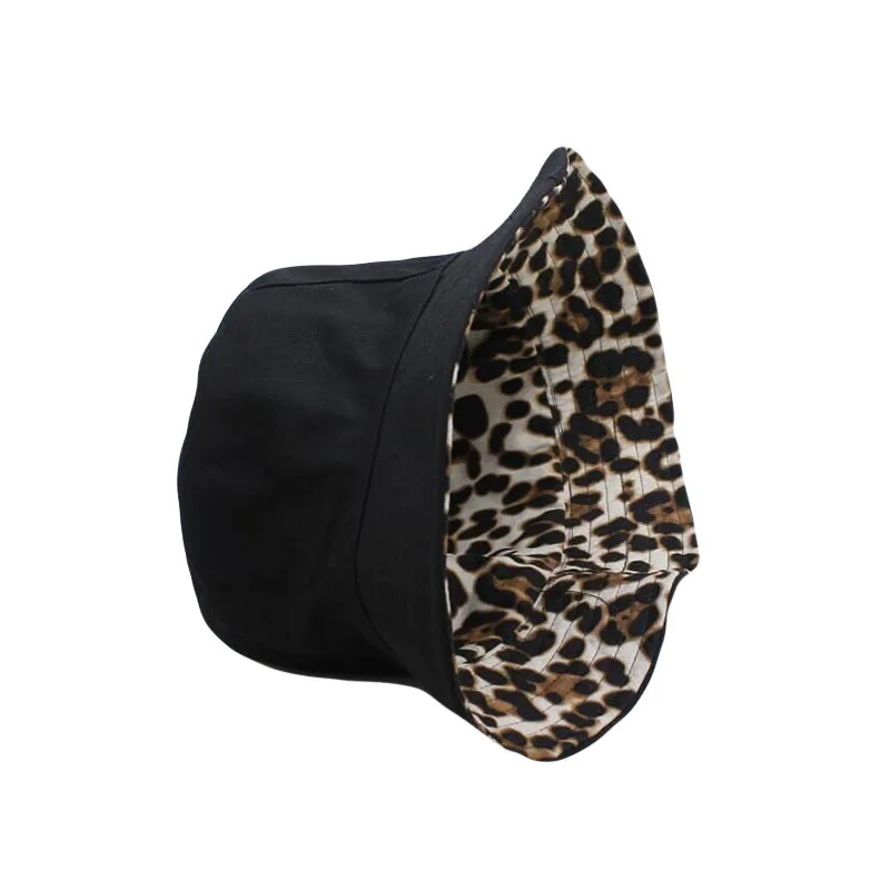 Распродажа, Кепка От Солнца, уличная шапка для путешествий, 1 шт., шапка в рыбацком стиле, Высококачественная Панама с леопардовым принтом, унисекс, с обеих сторон