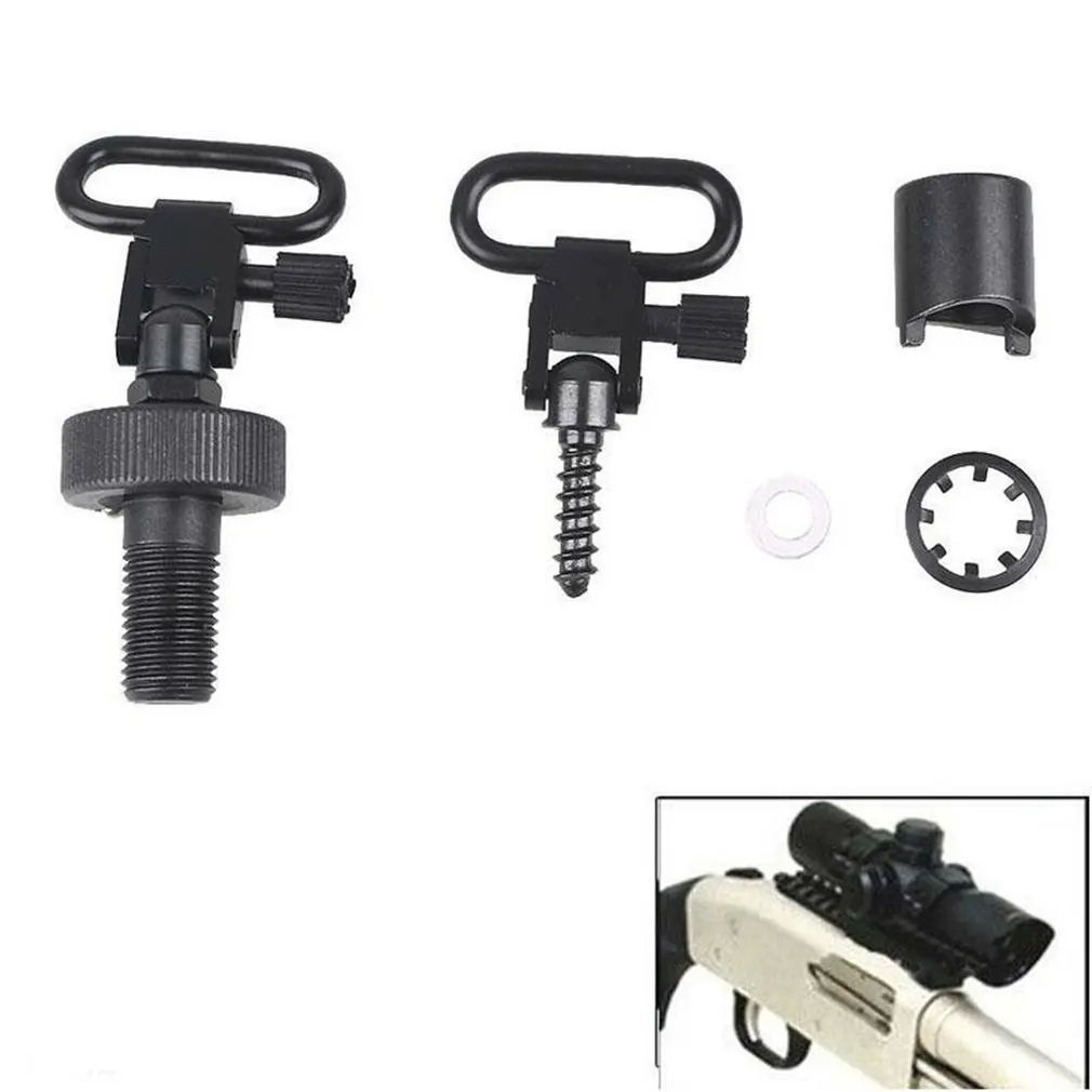 

Quick Detach Sling Swivels Stud 1'' Hunting Accessories Kit For Gun Rifle Hunting W/Screws Sling Mount