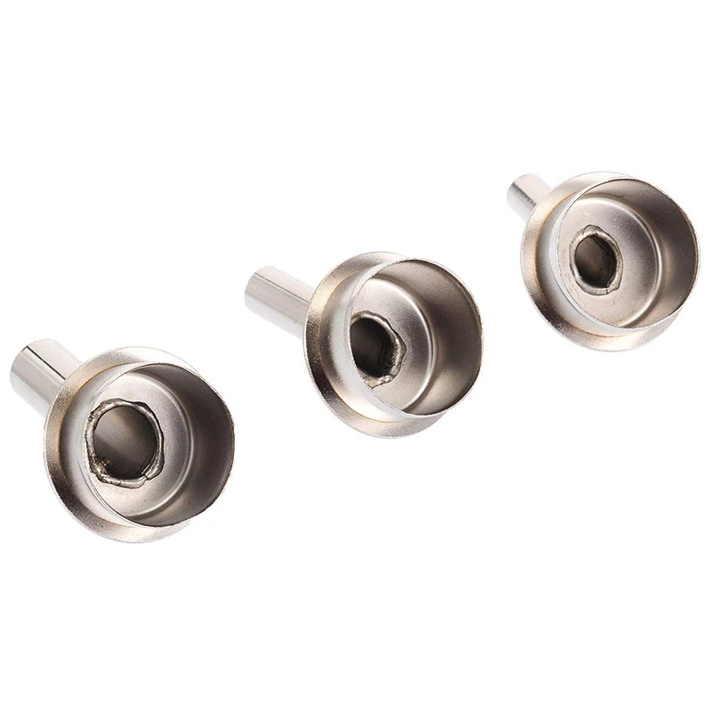 HLZS-6Pcs 45-градусный изогнутый термосопло 2,5/3/4/6/7/9 мм Горячий воздушный шар для быстрого 861DW паяльная станция
