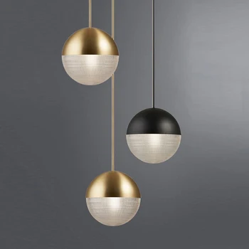 

modern luminaire suspendu glass ball restaurant LED pendant lights Home Decoration E27 Light Fixture luminaire suspendu