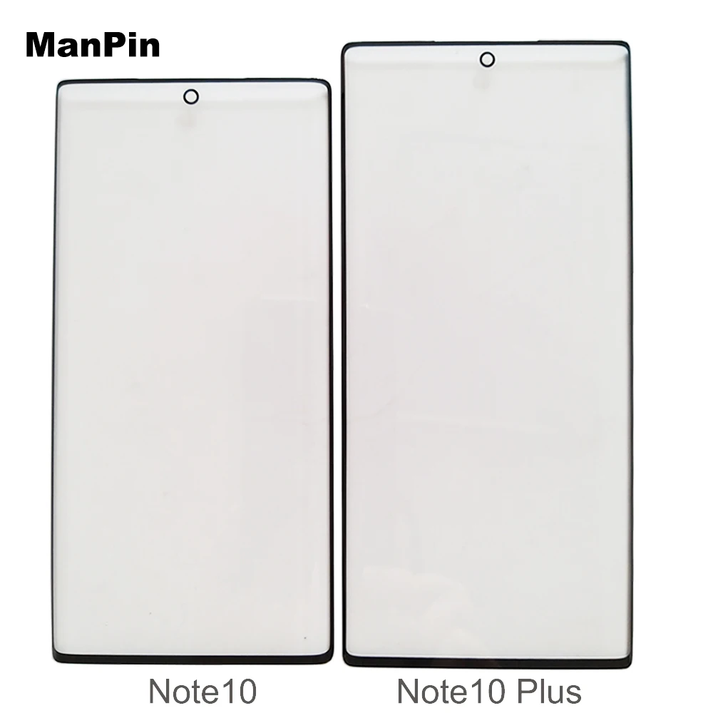 

2pc/lot For Samsung Note10 Plus 8 9 Screen Panel Glass Mobile Phone Touch Display Lens Replace Parts LCD OLED Repair Cell Fix