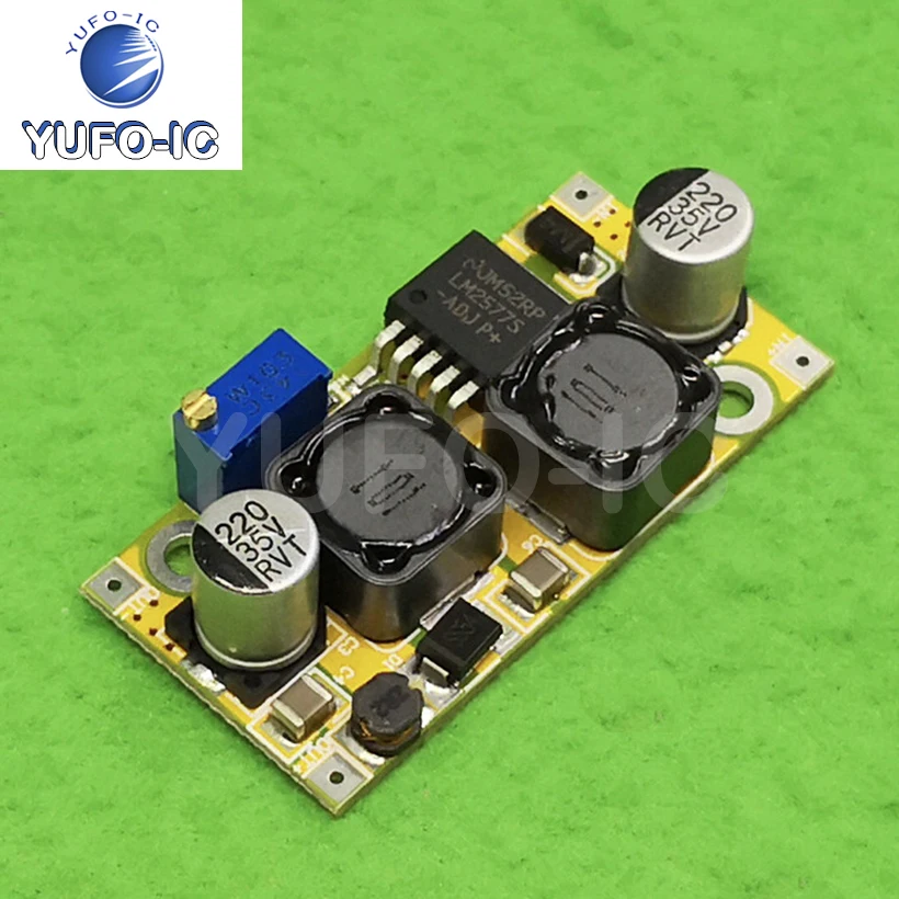 Spedizione Gratuita 1 Pz Single-Core Dc-Dc Modulo Step-Up Automatico E Step-Down Pannello Solare 3-35V A 2.2-30V Lm2577 Giallo