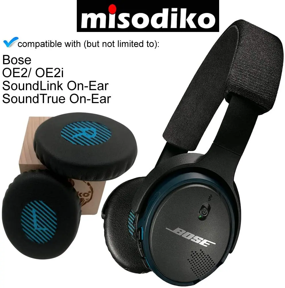 Substituição de Acolchoado para Bose Peças de Reparo de Fones de Ouvido Kit de Almofadas para Fones de Ouvido Soundlink Soundtrue On-ear Estilo Oe2 Oe2i | on - Image 4