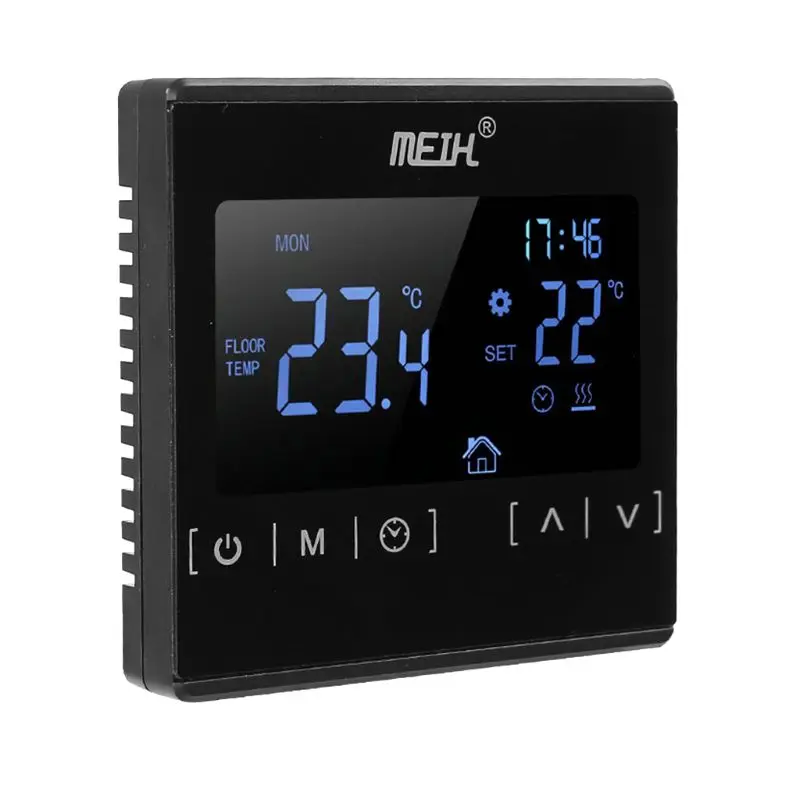 

LCD Touch Screen Thermostat Electric Floor Heating System Water Heating Thermoregulator AC85-240V Temperature Controller