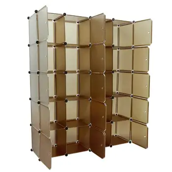 

Detachable Plastic Wardrobe Assembly Locker Clothes Cabinet Wardrobe Closets Bedroom Storage Box Organizer Home Furniture HWC