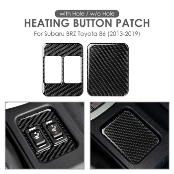 

Car Styling Seat Heating Button Sticker Trim Elements Personal Car Part Ornaments for Toyota 86 Subaru BRZ 2013-2019