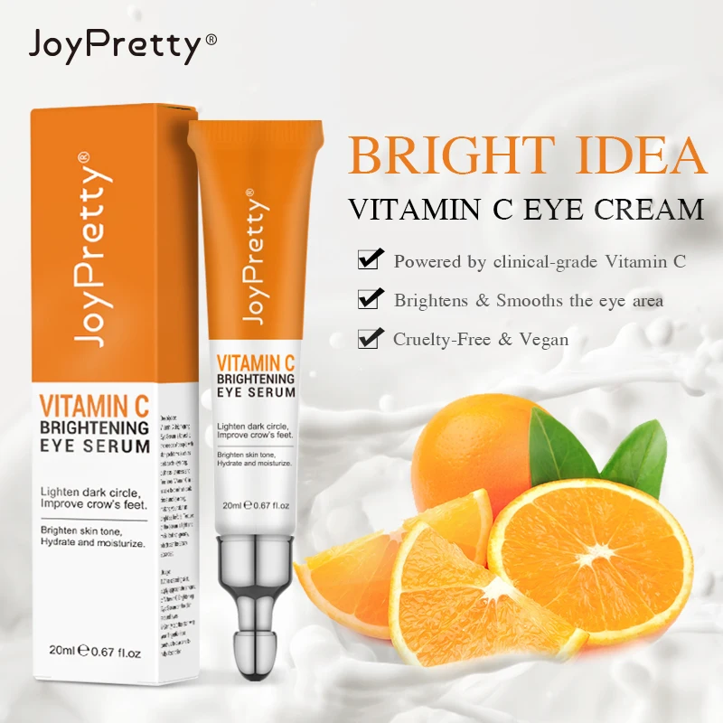 Joypretty Eye Serum Fades Dark Circles And Bags Fine Lines Vc Eye Cream Moisturizing Brighten