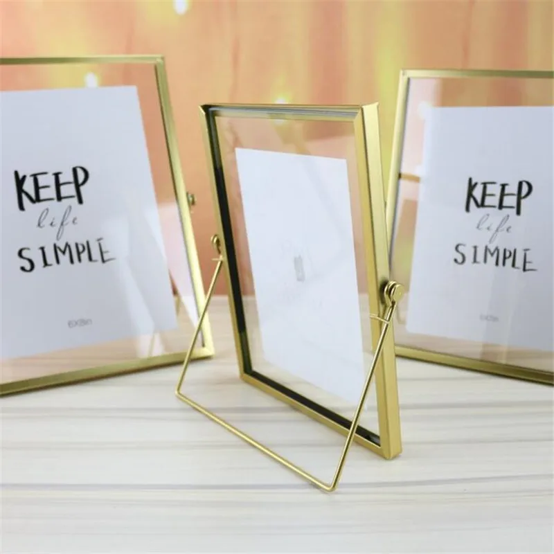 6 дюймовая железная фоторамка ажурная подставка для дисплея держатель