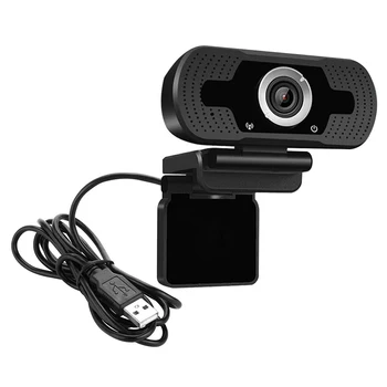 

Full HD 1080P Webcam Video Conference Camera on computer USB Webcam with Built-in Microphone focus web cam for pc Laptop Desktop