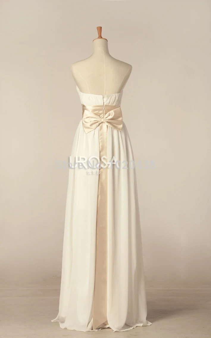 Красивые вечерние платья с бантом на заказ, vestido de noiva para festa, реальные платья, дешевые шифоновые длинные платья подружек невесты