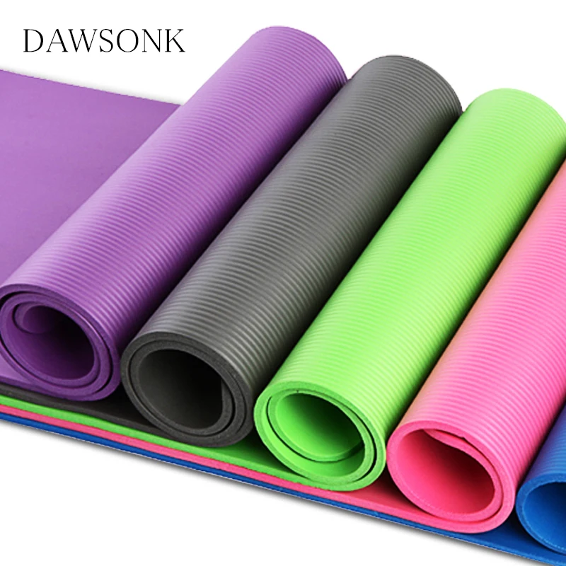 Детский коврик для йоги начинающих нескользящий пилатеса танцев утолщенный