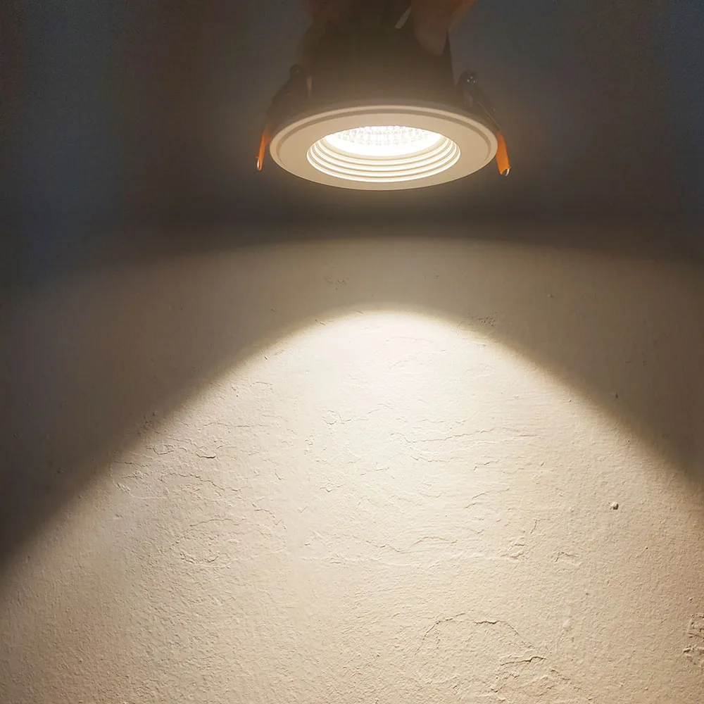 Мягкий затемнения DALI Dimmable 60 луч светодиодный светильник 9 Вт 15 Вт 20 Вт 30 Вт 40 Вт для Hotal Hall Конференц-зал супермаркет Ресторан