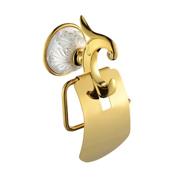 

Bathroom Hardware Paper Towel Rack Bathroom Copper Towel Rack Bathroom Gold-Plated Paper Towel Rack