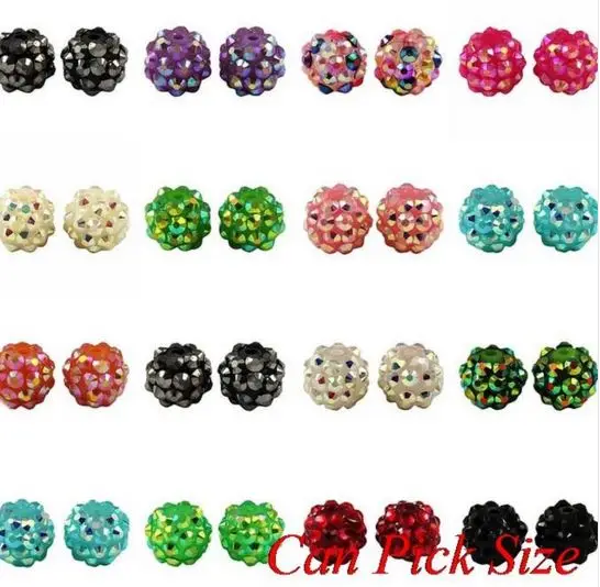 

Оптовая продажа 10 мм мяч диско проложить смешанные смолы бусы баскетбольные жёны DIY в поисках ювелирных изделий браслет ожерелье короткая серьга кристалл