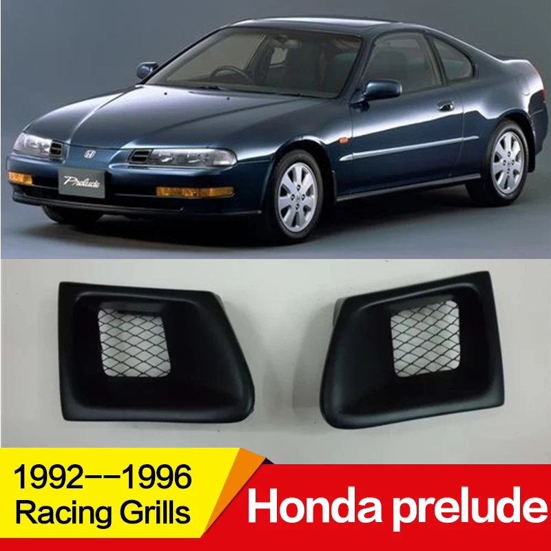 Используется для Honda Prelude racing grills 1992 93 94 95 96 год углеродное волокно рефитт передний центр гоночная решетка крышка аксессуары