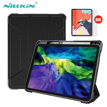 

NILLKIN For iPad Pro 11 Case 2018 2020 Magnetic Auto Sleep/Wake Stand Case PU Leather Shockproof Hard case For iPad Pro 12.9