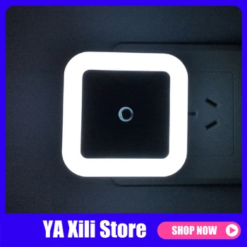 

LED Night Light Automatic Sensor Lamp Wall Mounted Night Light Creative Square Light Control Walkway Light